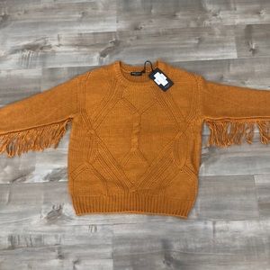 NASTY GAL Get out of my sway fringe sweater